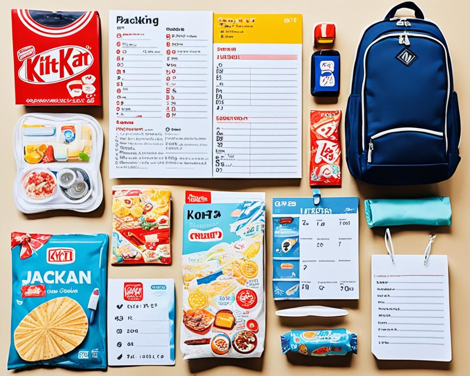 japan packing list